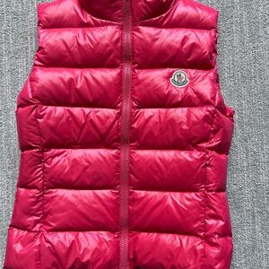 Authentic Moncler Ghany Giubbotto Jacket Pink Puffer Vest 12Y kids